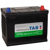 Аккумулятор TAB AGM 75R 75Ач 750А обр. пол.