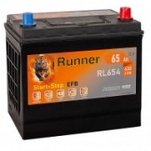 Аккумулятор RUNNER EFB 65R RL654 65Ач 630А обр. пол.
